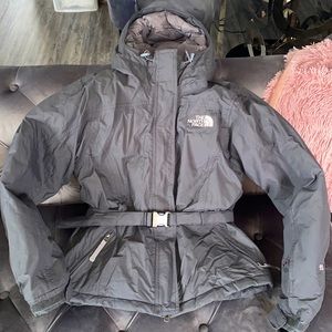 Size S, Gray North Face Coat